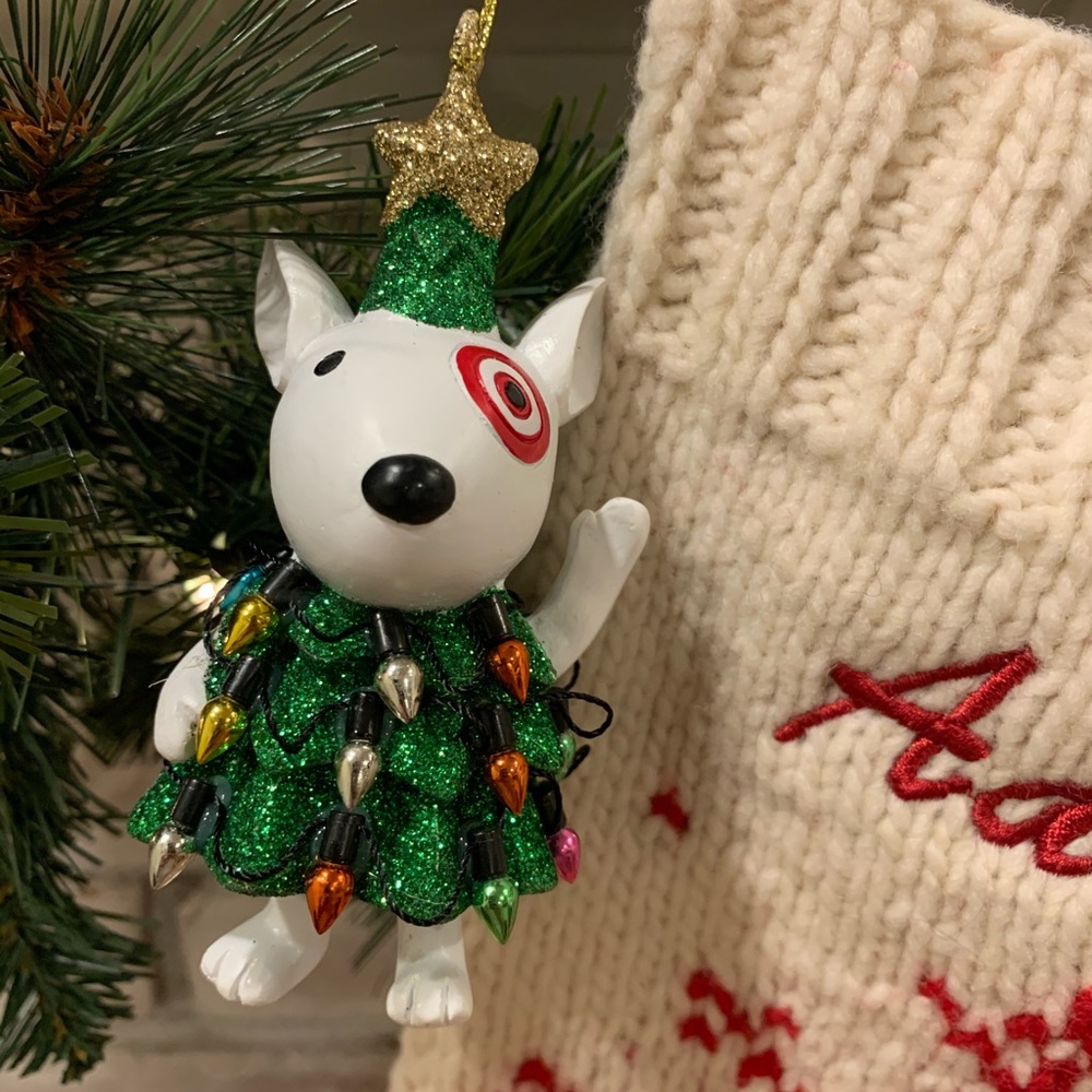 Target Bullseye Dog 2020 Ornament